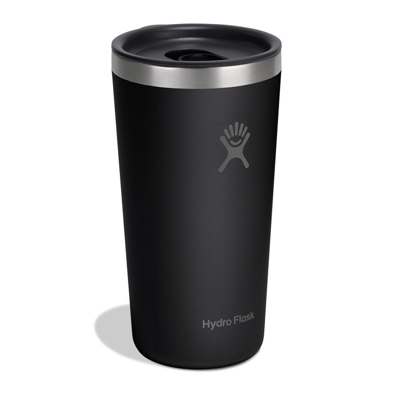 Custom Hydro Flask All Around Tumbler Press-In Lid 20 Oz. - Black - 2