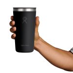 Custom Hydro Flask All Around Tumbler Press-In Lid 20 Oz. - Black - 3