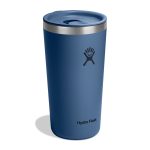 Custom Hydro Flask All Around Tumbler Press-In Lid 20 Oz. - Harbor Blue - 2