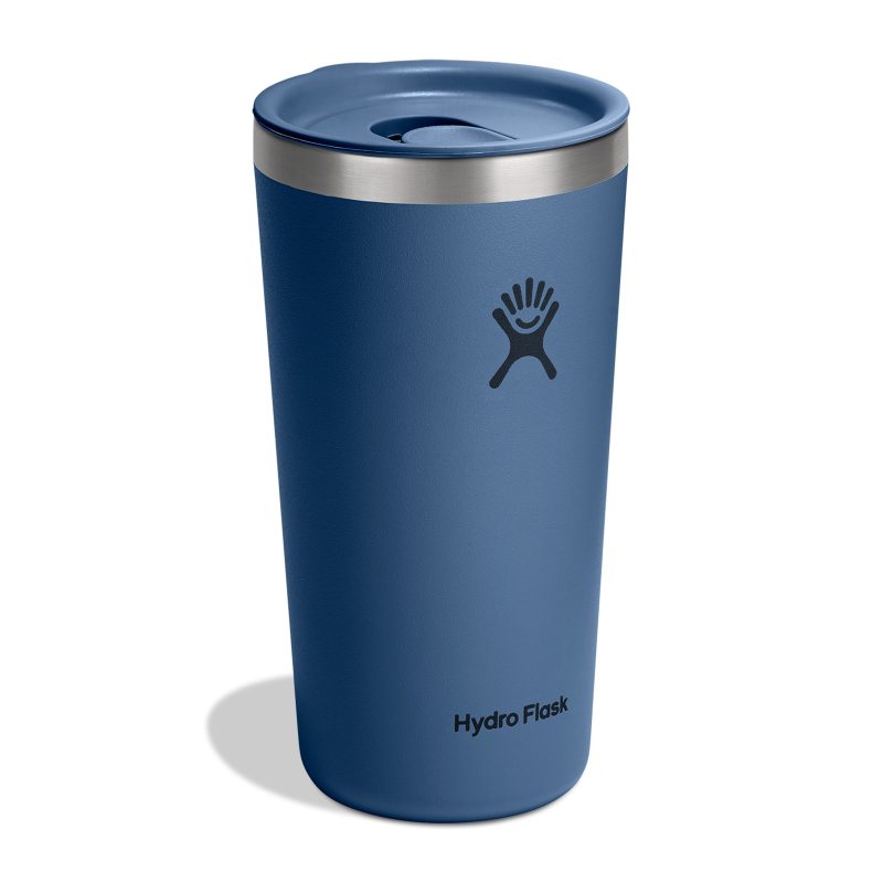 Custom Hydro Flask All Around Tumbler Press-In Lid 20 Oz. - Harbor Blue - 2