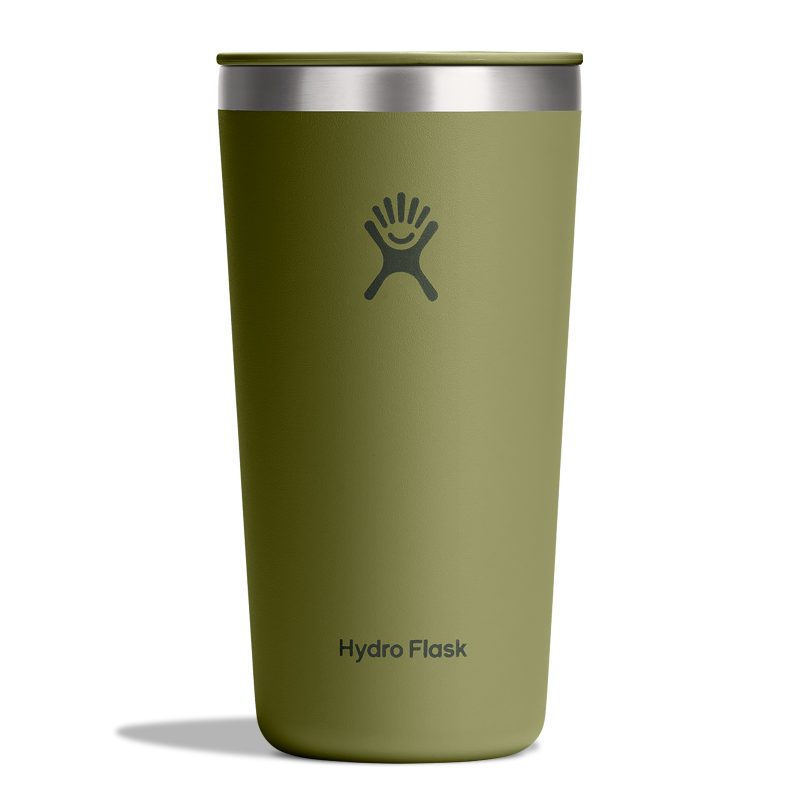 Custom Hydro Flask All Around Tumbler Press-In Lid 20 Oz. - Palmer Green - 4