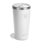 Custom Hydro Flask All Around Tumbler Press-In Lid 20 Oz. - White - 2
