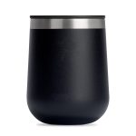 Custom Hydro Flask Ceramic Wine Tumbler 10 Oz. - Black - 1