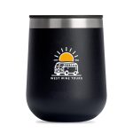 Custom Hydro Flask Ceramic Wine Tumbler 10 Oz. - Black