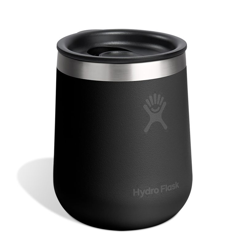 Custom Hydro Flask Ceramic Wine Tumbler 10 Oz. - Black - 2