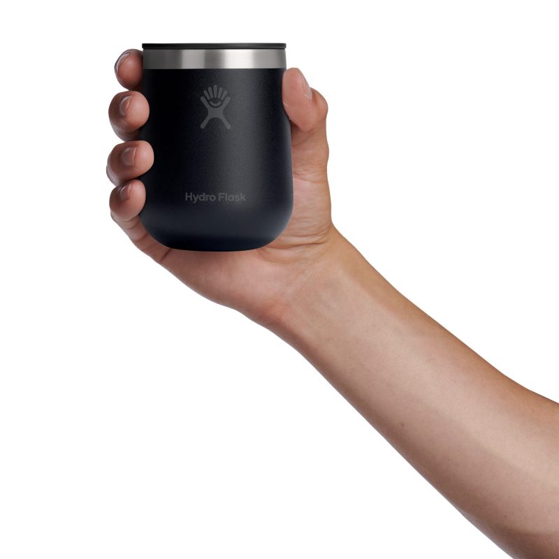 Custom Hydro Flask Ceramic Wine Tumbler 10 Oz. - Black - 3