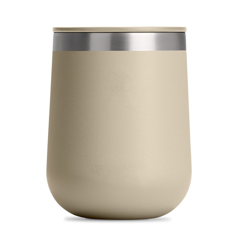Custom Hydro Flask Ceramic Wine Tumbler 10 Oz. - Oat - 1