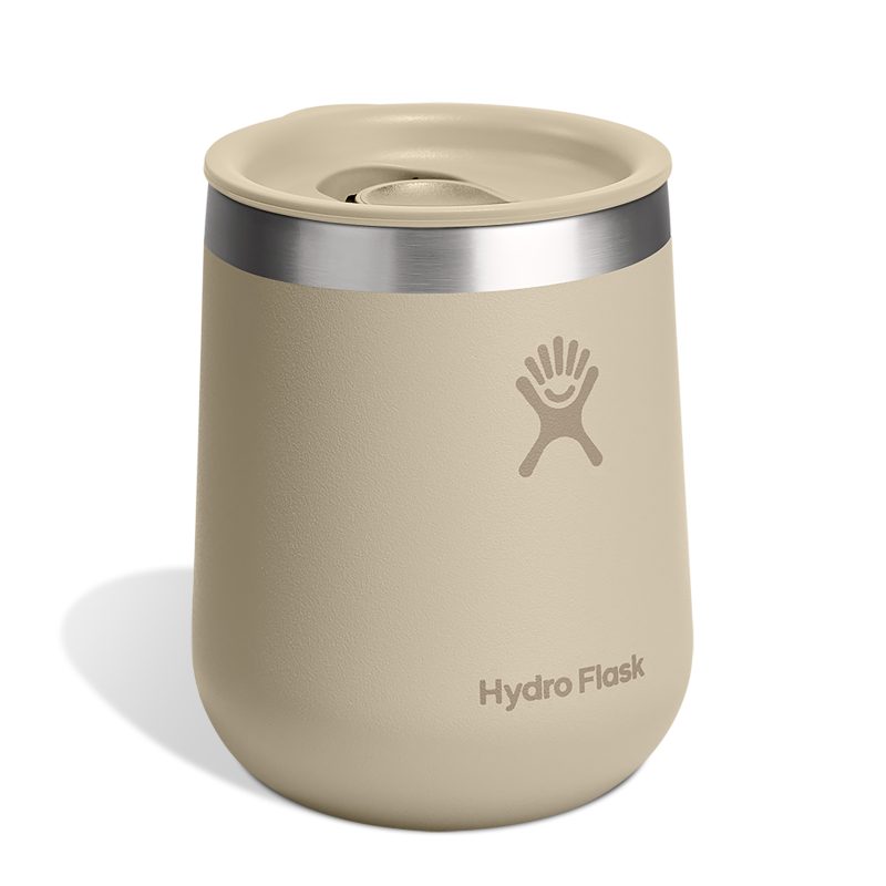 Custom Hydro Flask Ceramic Wine Tumbler 10 Oz. - Oat - 2