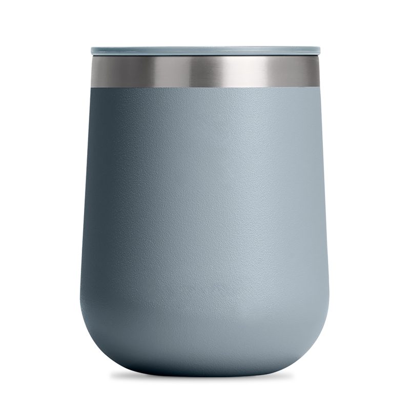 Custom Hydro Flask Ceramic Wine Tumbler 10 Oz. - Shale Gray - 1