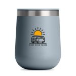 Custom Hydro Flask Ceramic Wine Tumbler 10 Oz. - Shale Gray