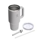 Custom Hydro Flask Travel Tumbler Clear Lid 32 Oz. - Birch - 4