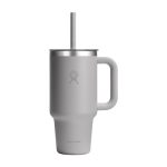 Custom Hydro Flask Travel Tumbler Clear Lid 32 Oz. - Birch - 6