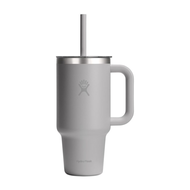 Custom Hydro Flask Travel Tumbler Clear Lid 32 Oz. - Birch - 6