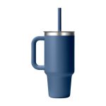 Custom Hydro Flask Travel Tumbler Clear Lid 32 Oz. - Harbor Blue - 1