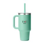 Custom Hydro Flask Travel Tumbler Clear Lid 32 Oz. - Mermaid Green