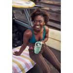 Custom Hydro Flask Travel Tumbler Clear Lid 32 Oz. - Mermaid Green - 8