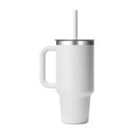 Custom Hydro Flask Travel Tumbler Clear Lid 32 Oz. - White - 1