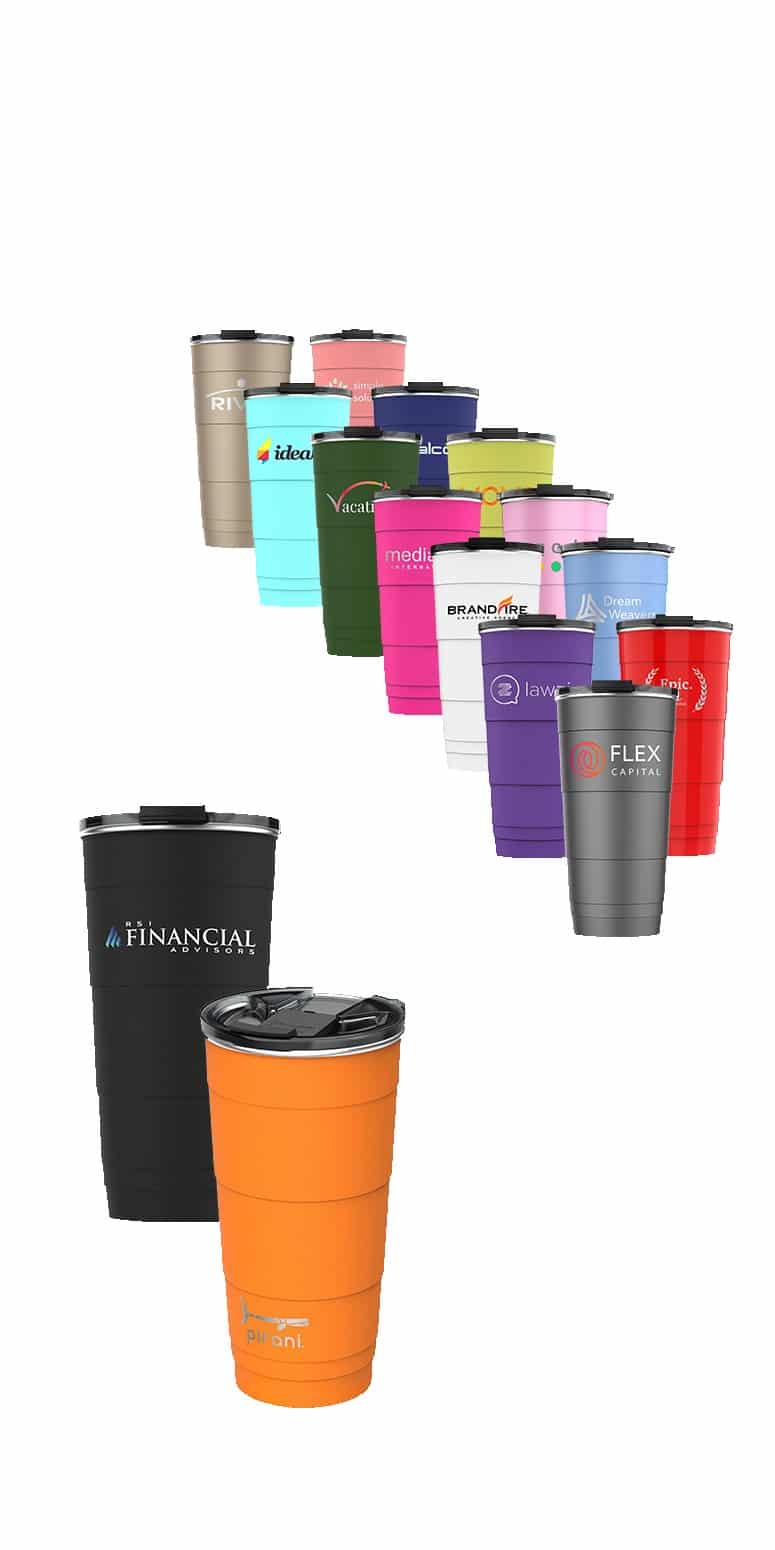 Custom Pirani 26oz Insulated Stackable Tumbler 2.0