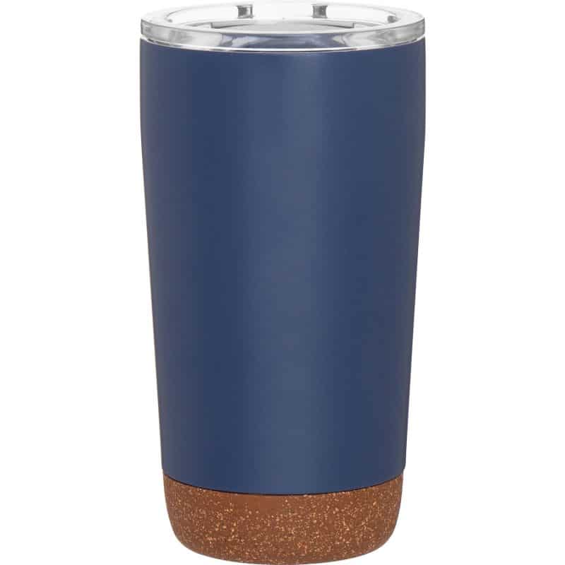 Custom 16 oz Austin Matte Copper Insulated Cork Base Travel Tumbler - 1