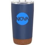 Custom 16 oz Austin Matte Copper Insulated Cork Base Travel Tumbler