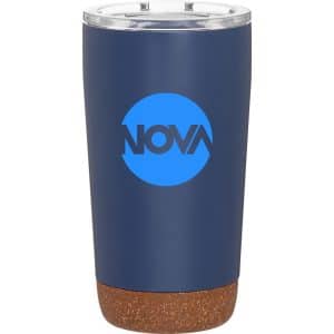 Custom 16 oz Austin Matte Copper Insulated Cork Base Travel Tumbler