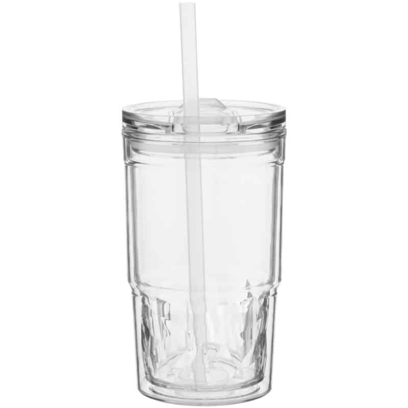 Custom 16 oz Clarity Double-Wall Travel Tumbler - 1