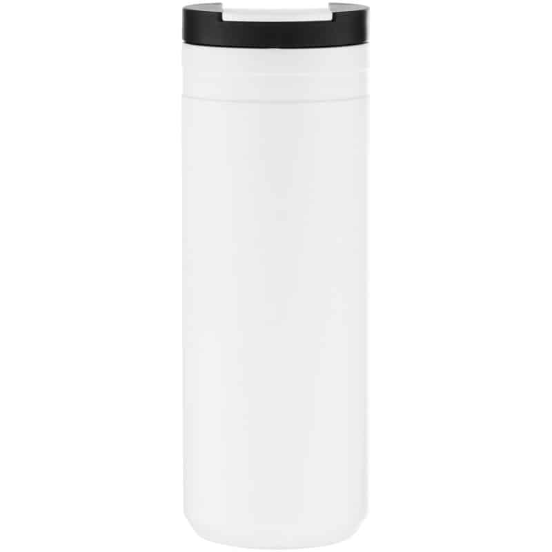 Custom 16 oz Davin Matte Double-Wall Stainless Steel Coffee Travel Tumbler - 1
