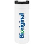 Custom 16 oz Davin Matte Double-Wall Stainless Steel Coffee Travel Tumbler