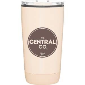 Custom 16 oz Plano Two-Tone Double-Wall Travel Tumbler