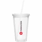 Custom 16 oz Spirit Double-Wall Travel Tumbler