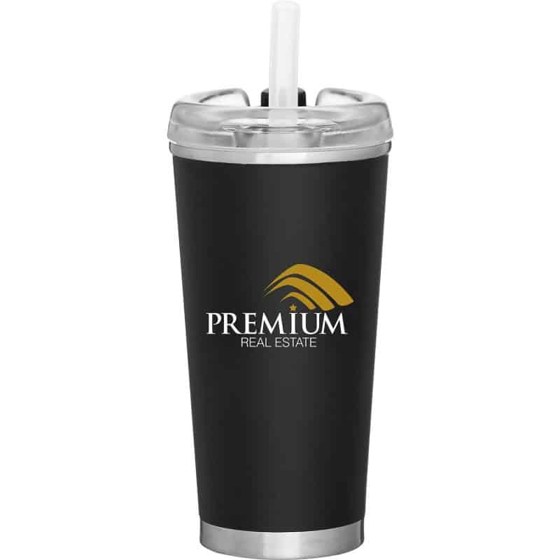 Custom 16.9 oz Brooklyn Matte Copper Insulated Double-Wall Travel Tumbler