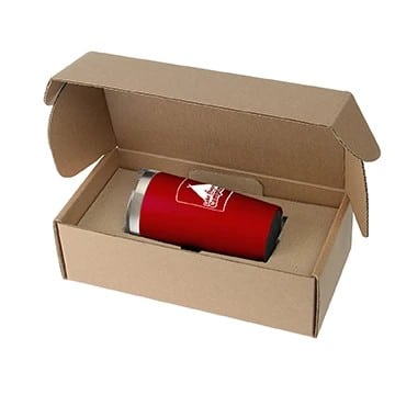 Custom 20 Oz. Everest Powder Coated Stainless Steel Tumbler with Gift Box - 3