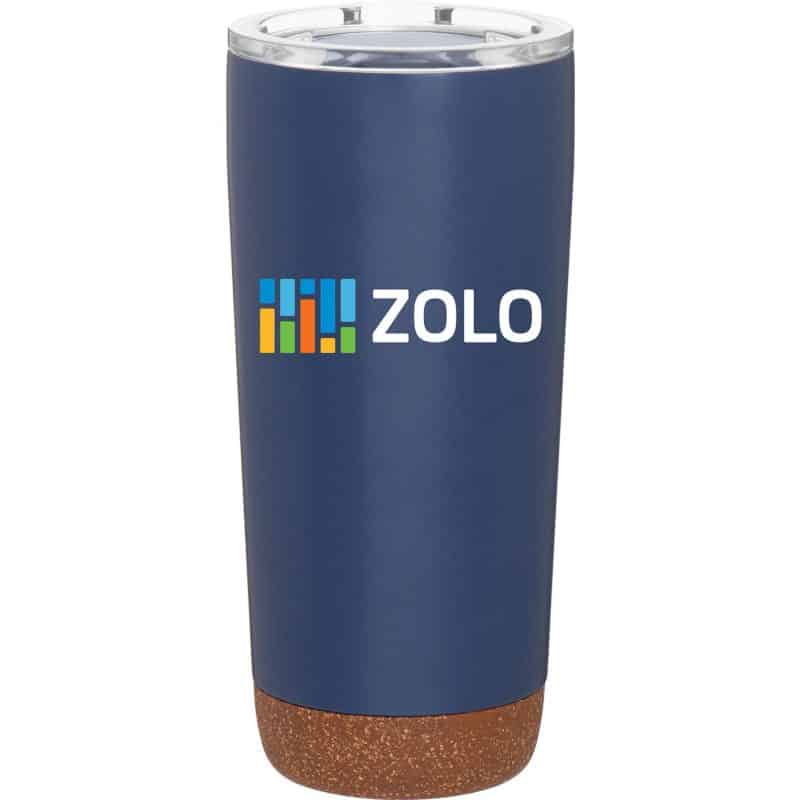 Custom 20 oz Austin Matte Copper Insulated Cork Base Travel Tumbler