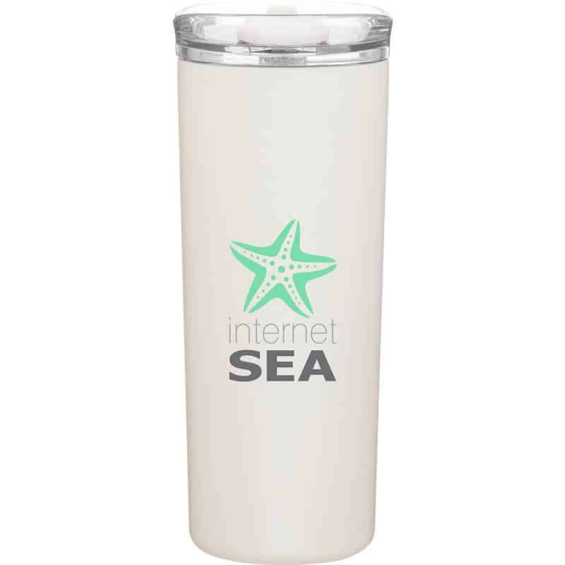Custom 20.9 oz Petal Matte Copper Insulated Double-Wall Travel Tumbler