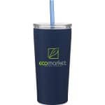 Custom 24 oz h2go Reef Copper Insulated Travel Tumbler