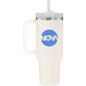 Custom 40 oz Stanley Quencher H2.0 FlowState Double-Wall Stainless Steel Water Bottle