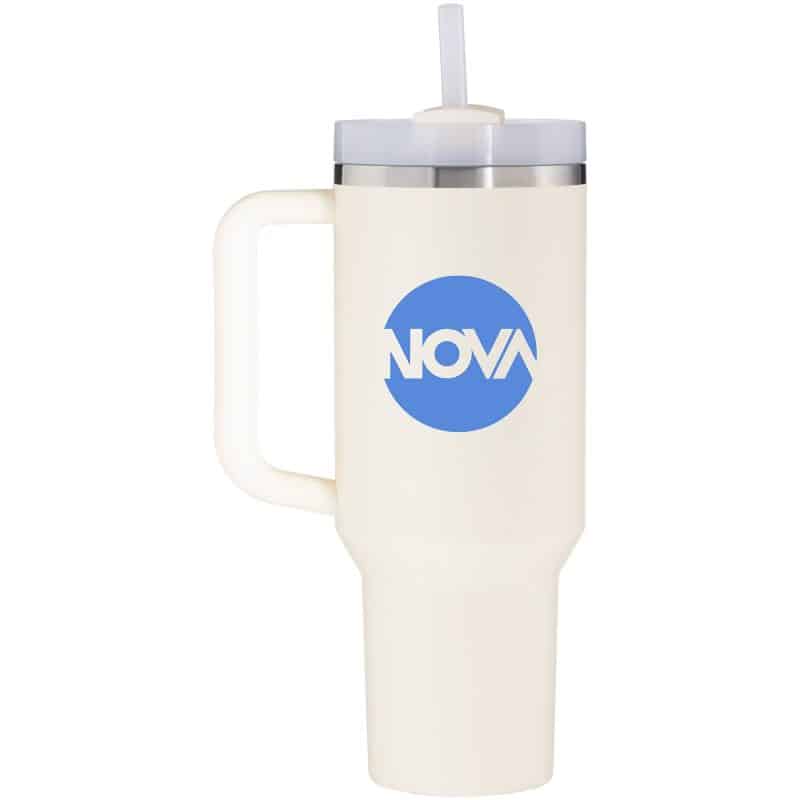 Custom 40 oz Stanley Quencher H2.0 FlowState Double-Wall Stainless Steel Water Bottle