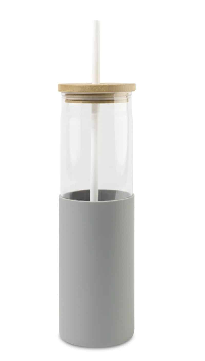 Custom Aviana Journey Tritan Tumbler with Straw - 20 Oz - Dove Grey - 1