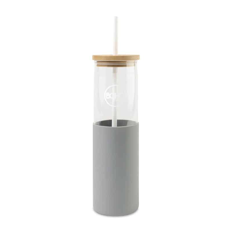 Custom Aviana Journey Tritan Tumbler with Straw - 20 Oz - Dove Grey