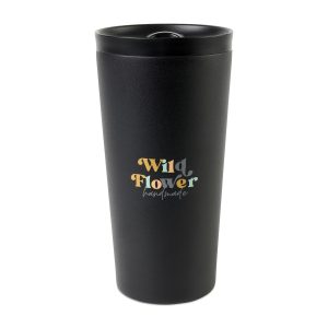 Custom Aviana Rowan Recycled Stainless Steel Tumbler - 17 Oz. - Black