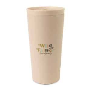 Custom Aviana Rowan Recycled Stainless Steel Tumbler - 17 Oz. - Light Peach