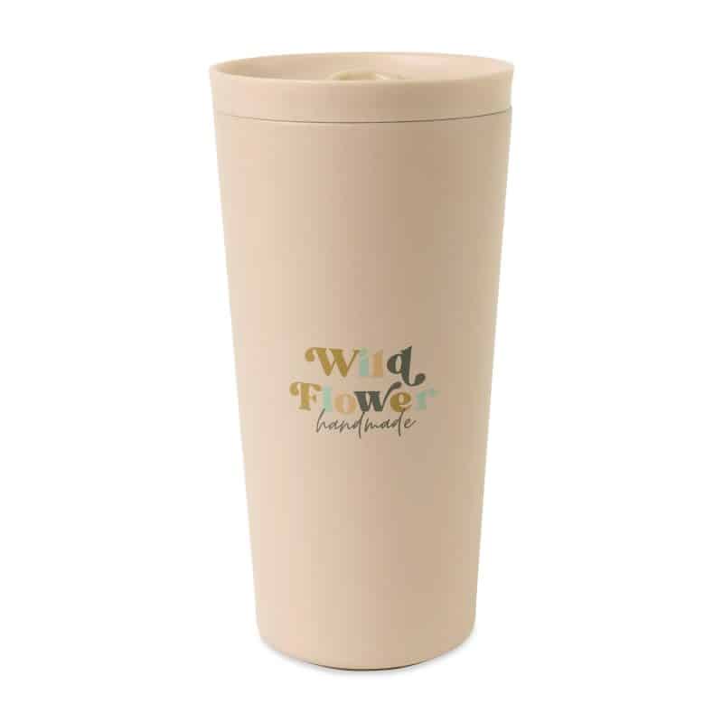 Custom Aviana Rowan Recycled Stainless Steel Tumbler - 17 Oz. - Light Peach