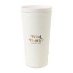 Custom Aviana Rowan Recycled Stainless Steel Tumbler - 17 Oz. - Marshmallow