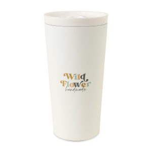 Custom Aviana Rowan Recycled Stainless Steel Tumbler - 17 Oz. - Marshmallow