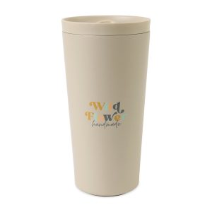 Custom Aviana Rowan Recycled Stainless Steel Tumbler - 17 Oz. - Taupe