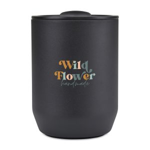 Custom Aviana Rowan Recycled Stainless Steel Wine Tumbler - 15 Oz. - Black