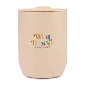 Custom Aviana Rowan Recycled Stainless Steel Wine Tumbler - 15 Oz. - Light Peach