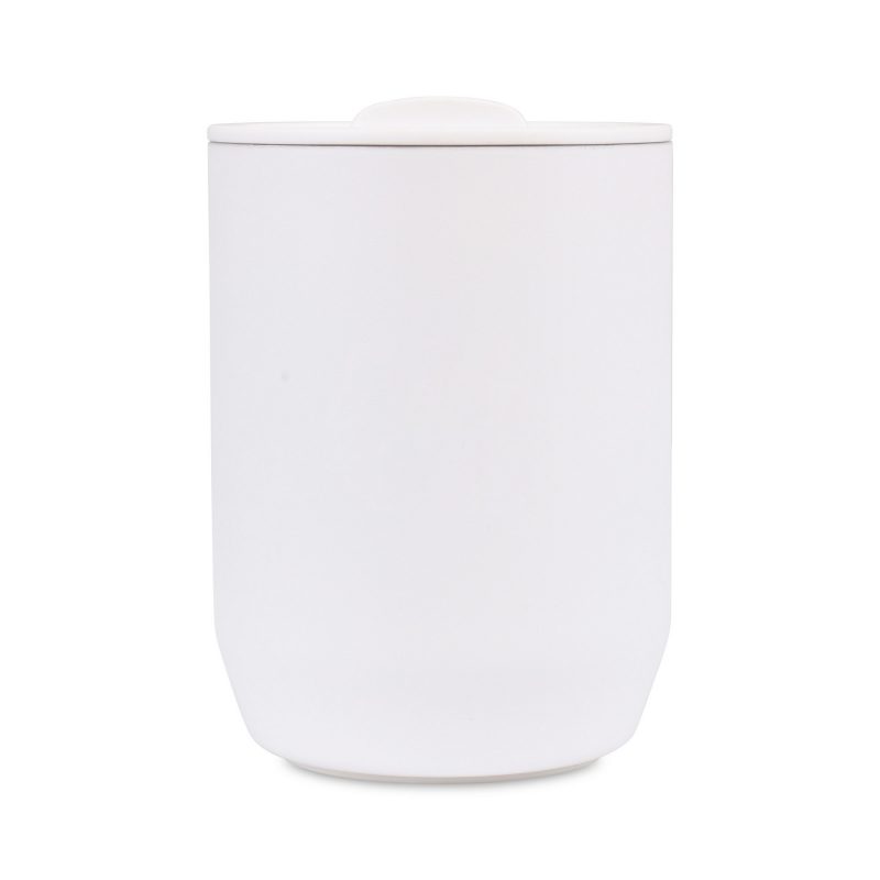 Custom Aviana Rowan Recycled Stainless Steel Wine Tumbler - 15 Oz. - Marshmallow - 1