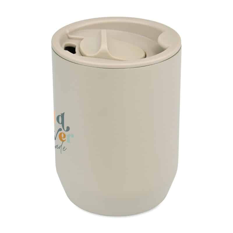 Custom Aviana Rowan Recycled Stainless Steel Wine Tumbler - 15 Oz. - Taupe - 3