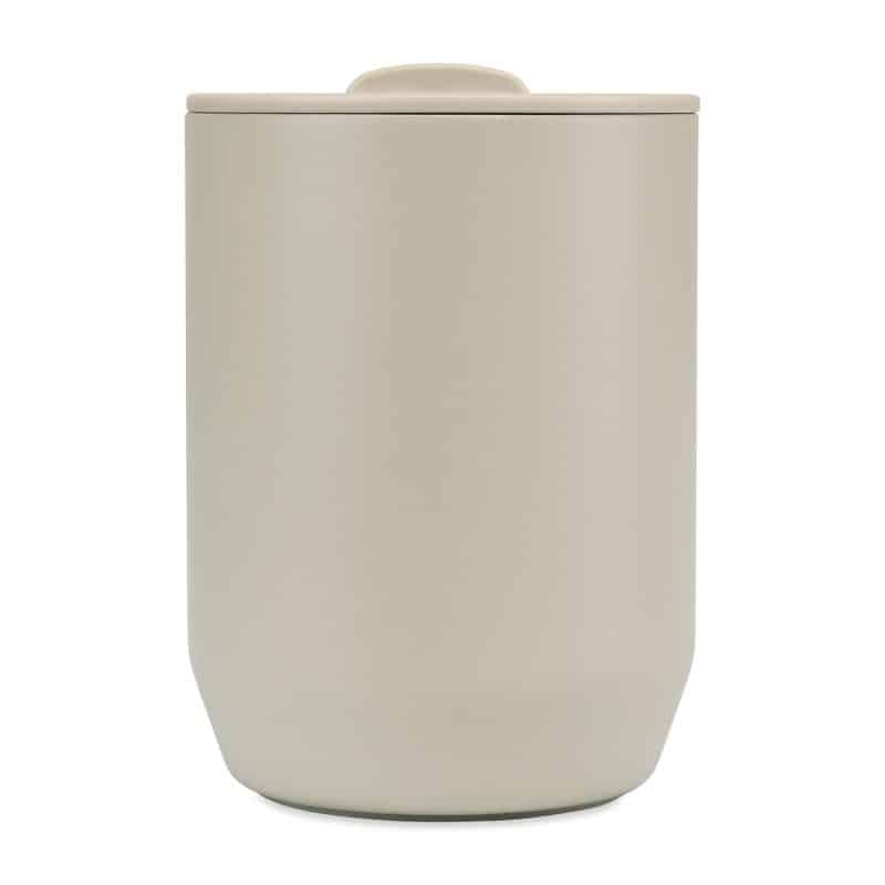 Custom Aviana Rowan Recycled Stainless Steel Wine Tumbler - 15 Oz. - Taupe - 5